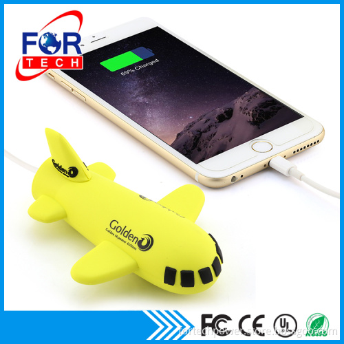 Custom Airplane USB Charger Power Battery 2600 gifts with oem logo printing
